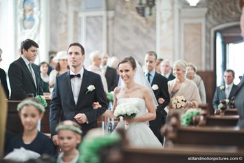 Hochzeit: Eine Trauung im Stift Göttweig in Niederösterreich.
Foto © stillandmotionpictures.com - Benediktinerstift Göttweig