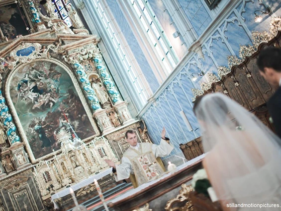 Hochzeit: Eine Trauung im Stift Göttweig in Niederösterreich.
Foto © stillandmotionpictures.com - Benediktinerstift Göttweig