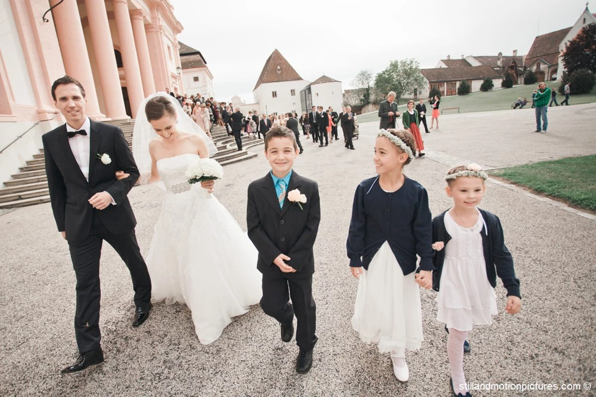 Hochzeit: Heiraten im Stift Göttweig in Niederösterreich.
Foto © stillandmotionpictures.com - Benediktinerstift Göttweig