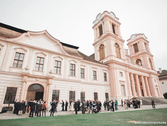 Hochzeit: Heiraten im Stift Göttweig in Niederösterreich.
Foto © stillandmotionpictures.com - Benediktinerstift Göttweig