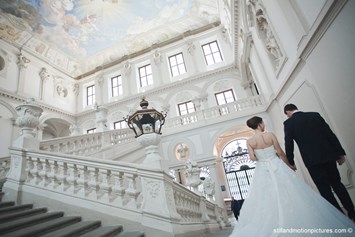 Hochzeit: Heiraten im Stift Göttweig in Niederösterreich.
Foto © stillandmotionpictures.com - Benediktinerstift Göttweig