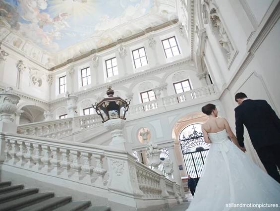 Hochzeit: Heiraten im Stift Göttweig in Niederösterreich.
Foto © stillandmotionpictures.com - Benediktinerstift Göttweig