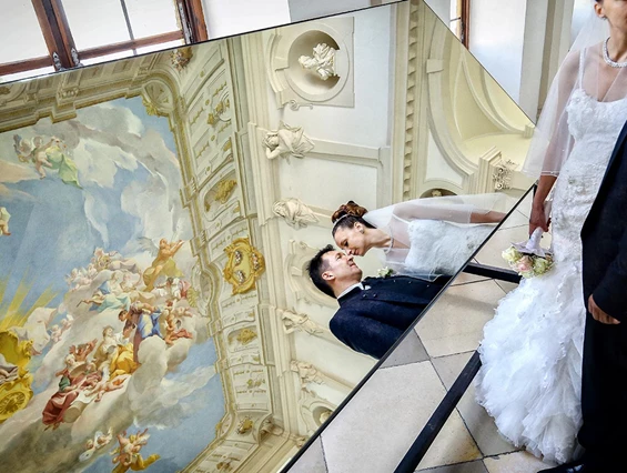 Hochzeit: Heiraten im Stift Göttweig in Niederösterreich.
Foto © fotorega.com - Benediktinerstift Göttweig