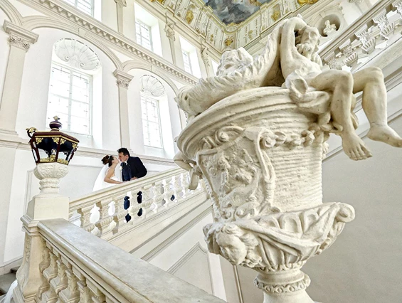 Hochzeit: Heiraten im Stift Göttweig in Niederösterreich.
Foto © fotorega.com - Benediktinerstift Göttweig