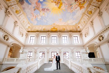 Hochzeit: Festtreppe. - Benediktinerstift Göttweig