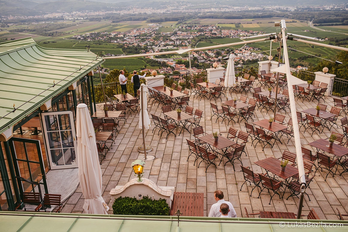 Hochzeit: Die Terrasse des Stift Göttweig. - Benediktinerstift Göttweig