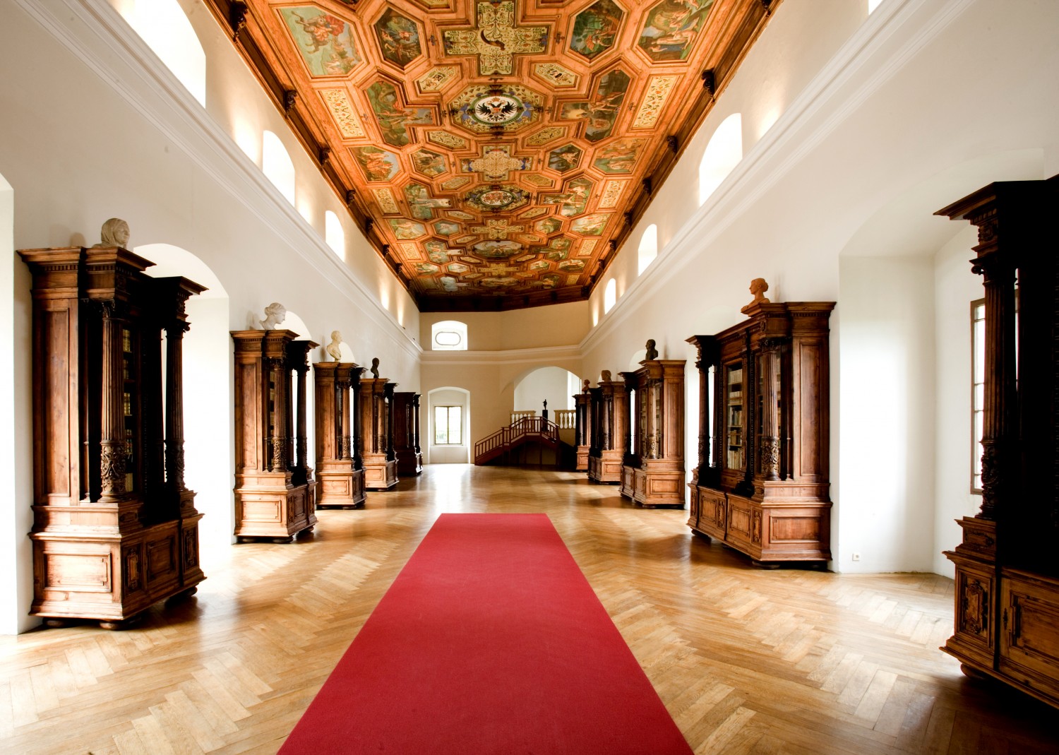 Renaissanceschloss Rosenburg Information about the banquet halls library