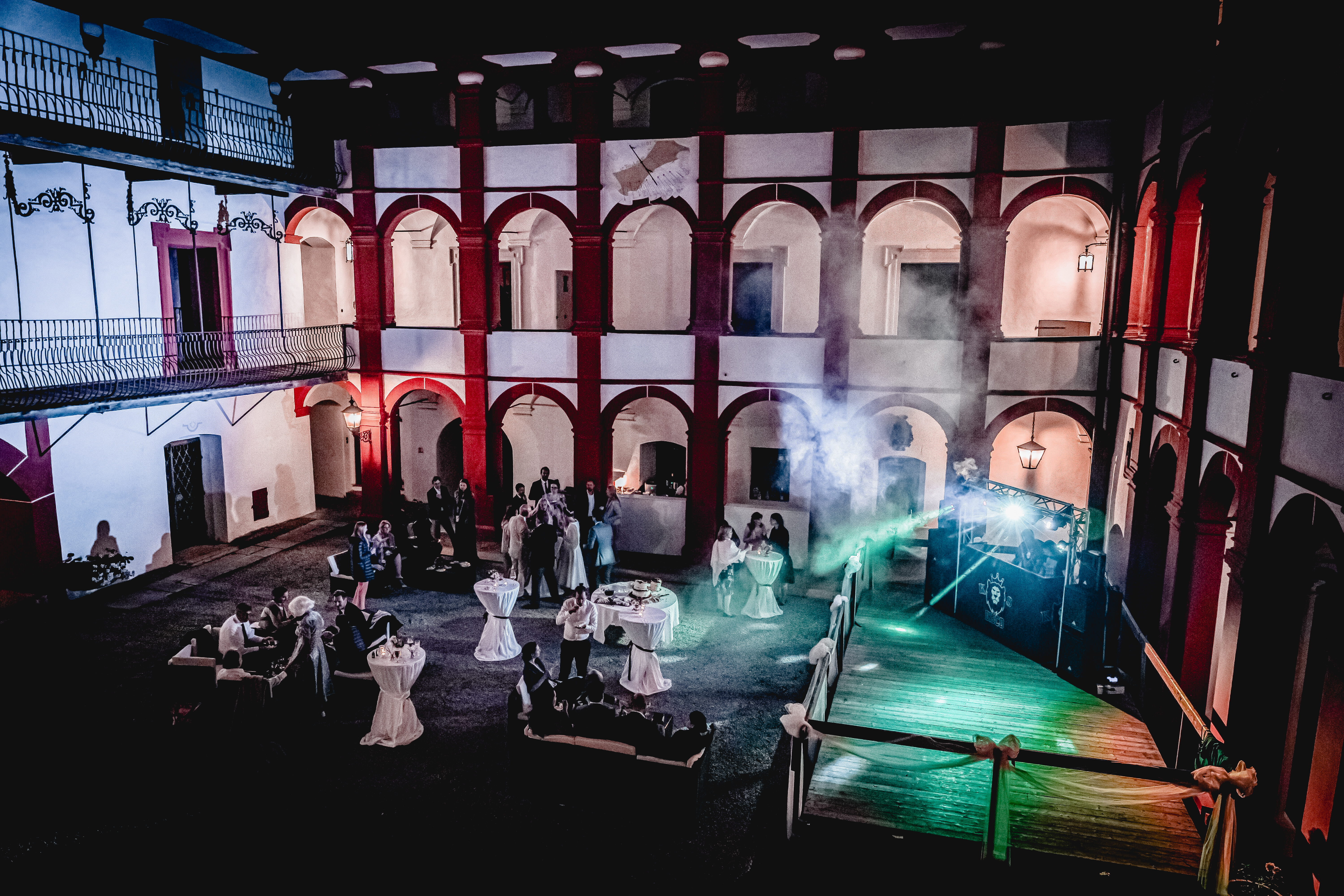 Hochzeitslocation: Schlossinnenhof  - Schloss Pernegg