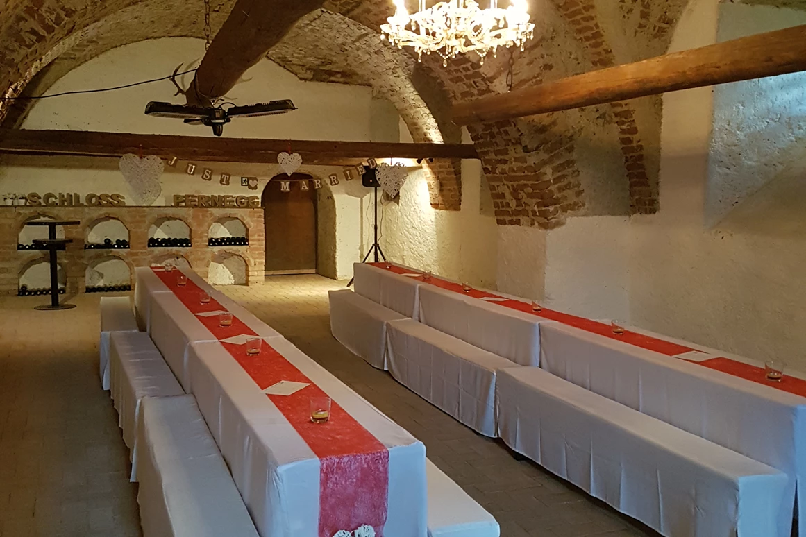 Hochzeitslocation: Gewölbekeller - Schloss Pernegg