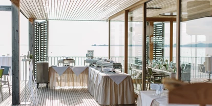Mariage - Bodensee-Vorarlberg - Terrasse des Badehauses - Seehotel am Kaiserstrand