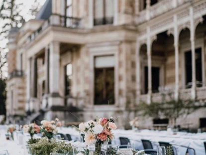 Hochzeit - Höbersdorf - Gartenhochzeit in Wien mit Blick auf den Lainzer Tiergarten und die historische Hermesvilla. - Hermes Café Restaurant Labstelle