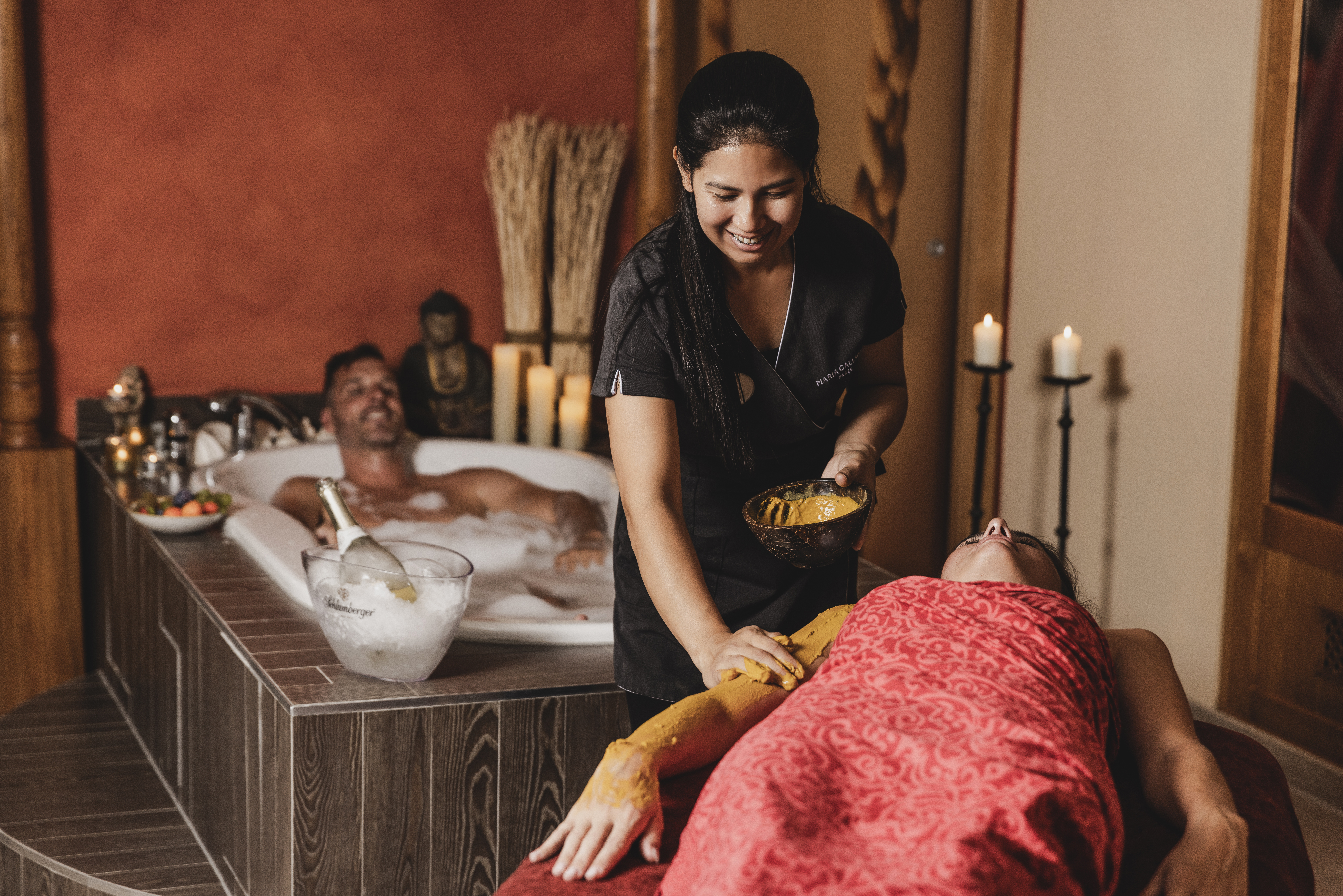 Hochzeit: ...Wanne, Dampfsauna, Prosecco und auf Wunsch Bali Behandlungen aus unserem Sortiment buchen. - Seehotel Jägerwirt