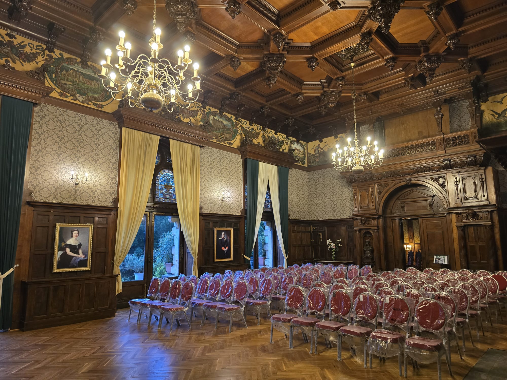 Neues Jagdschloss Hummelshain Angaben zu den Festsälen Festsaal 