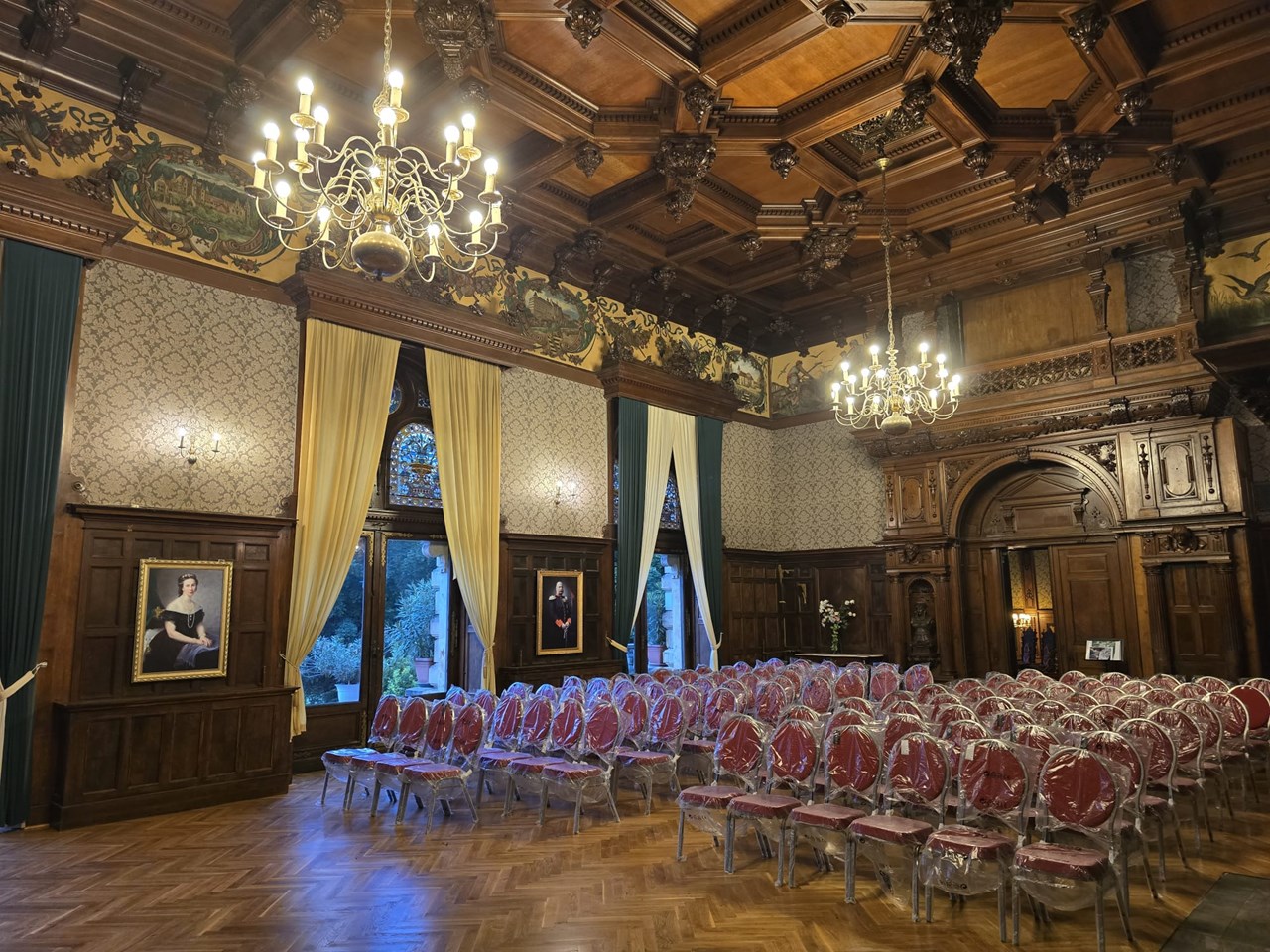 Neues Jagdschloss Hummelshain Angaben zu den Festsälen Festsaal 