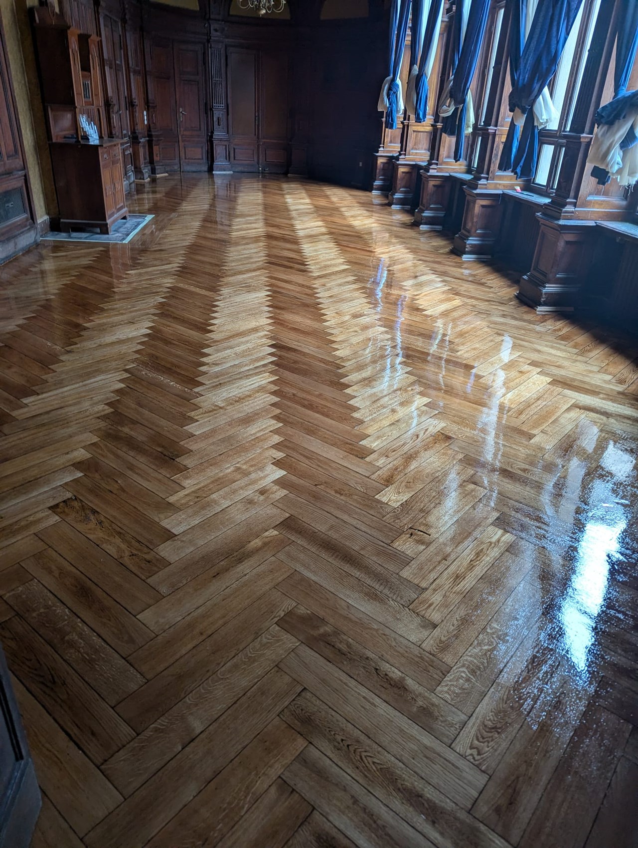Neues Jagdschloss Hummelshain Angaben zu den Festsälen Speisesaal