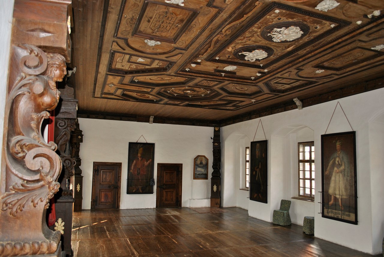 Schloss Greillenstein Angaben zu den Festsälen Türkensaal