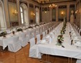 Hochzeit: Auch eine Tafel ist im Empiresaal möglich - Schloss Esterházy
