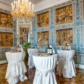 Hochzeit: Stehempfang im kleinen chinesischen Salon - Schloss Esterházy