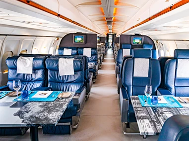 Hochzeitslocation: Restaurant Boeing B-727 - NOVAPARK Flugzeughotel Graz