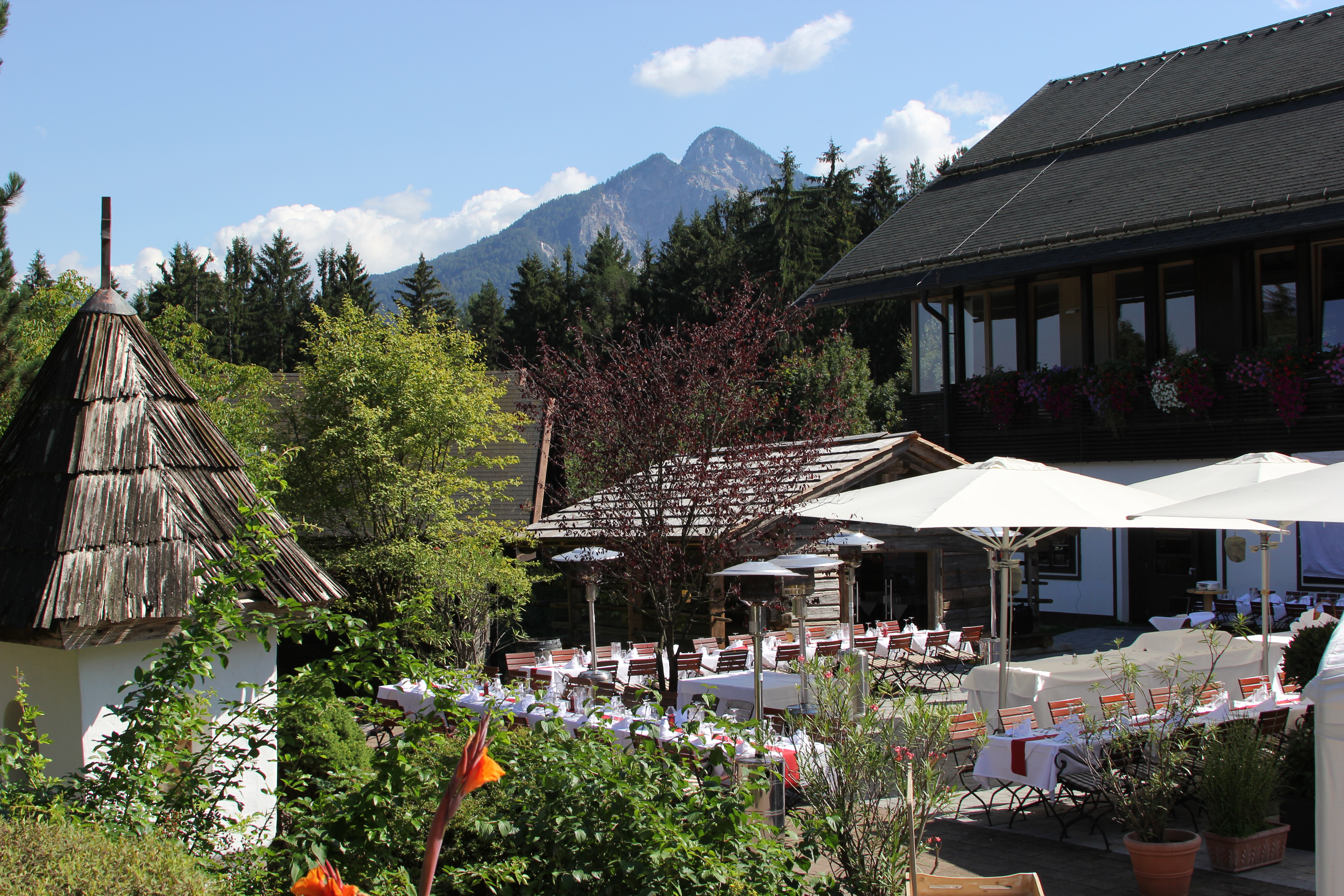Hochzeit - PLZ 9062 (Österreich) - Hochzeitsfeier am Dorfplatz, Naturel Hoteldorf SCHÖNLEITN, bis zu 150 Personen - Naturel Hotels & Resorts, Dorf SCHÖNLEITN & Dorf SEELEITN