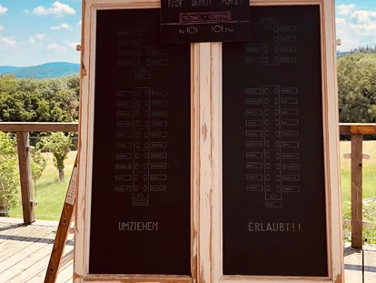 Wedding - Pottenbrunn - Tischplan für eine Hochzeitsfeier im Mirli in Tullnerbach. - Mirli