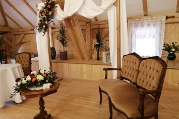 Hochzeit: Trauung im Innenbereich am Rieglergut - Rieglergut