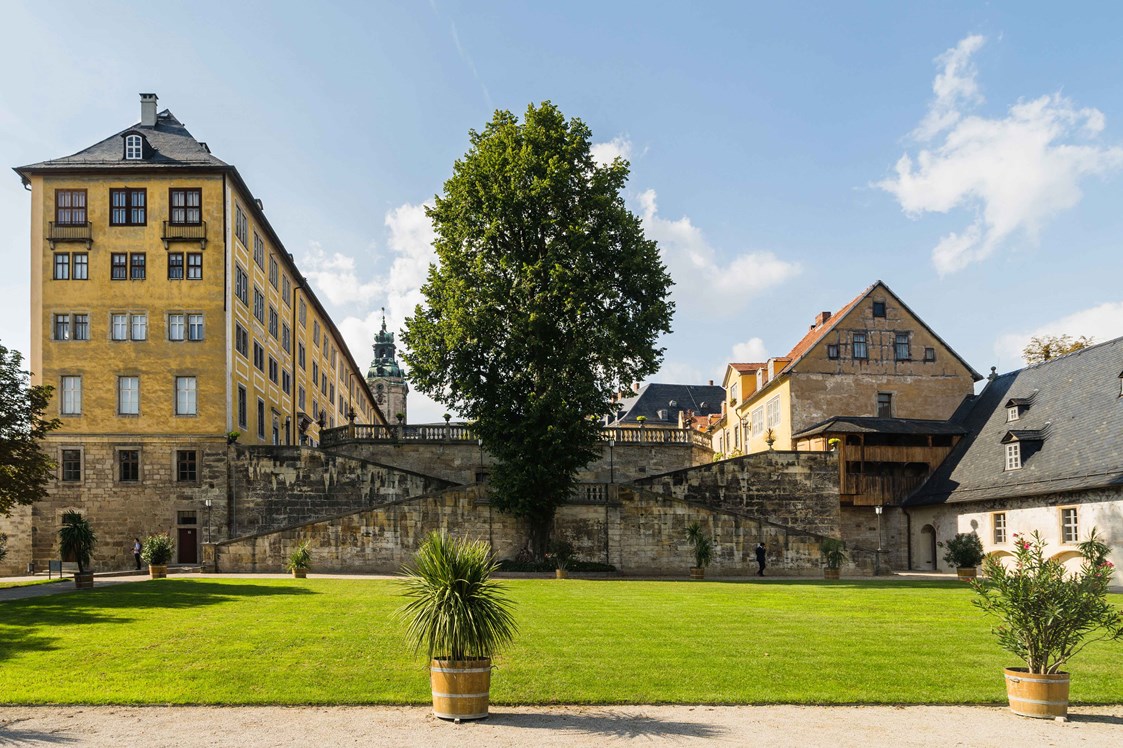 Hochzeit: Die Mittlere Terrasse von Schloss Heidecksburg - Reithaus auf Schloss Heidecksburg