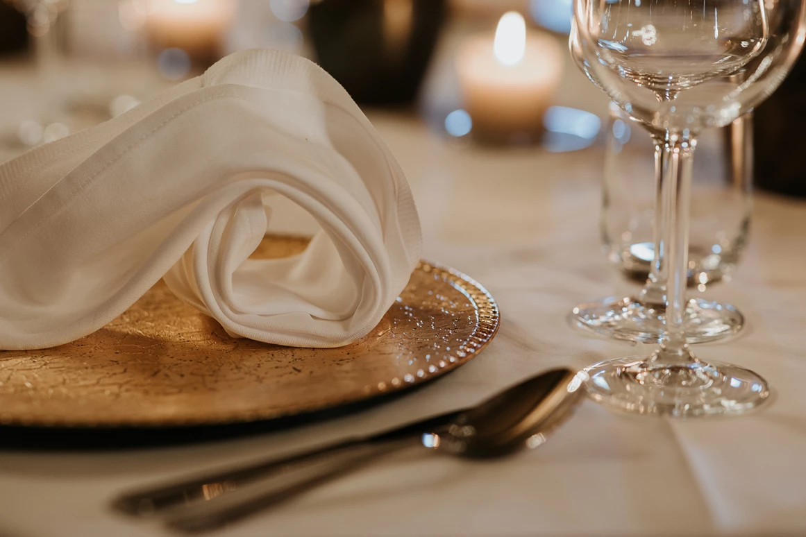 Hochzeit: Beispiel für eine Serviettenfalttechnik Hochzeit - Stadl/Hotel/Restaurant Alte Goste