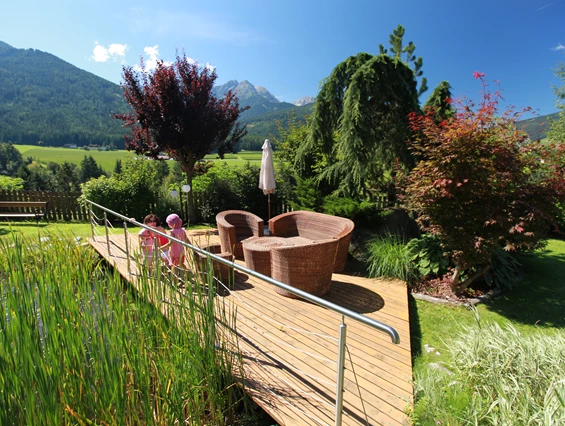 Hochzeit: Badeteich mit Steg - Stadl/Hotel/Restaurant Alte Goste