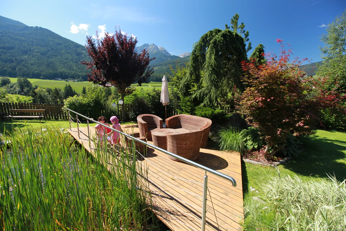 Hochzeit: Badeteich mit Steg - Stadl/Hotel/Restaurant Alte Goste