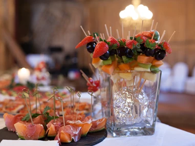 Hochzeit: Aperitif - Stadl/Hotel/Restaurant Alte Goste