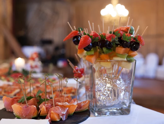 Hochzeit: Aperitif - Stadl/Hotel/Restaurant Alte Goste