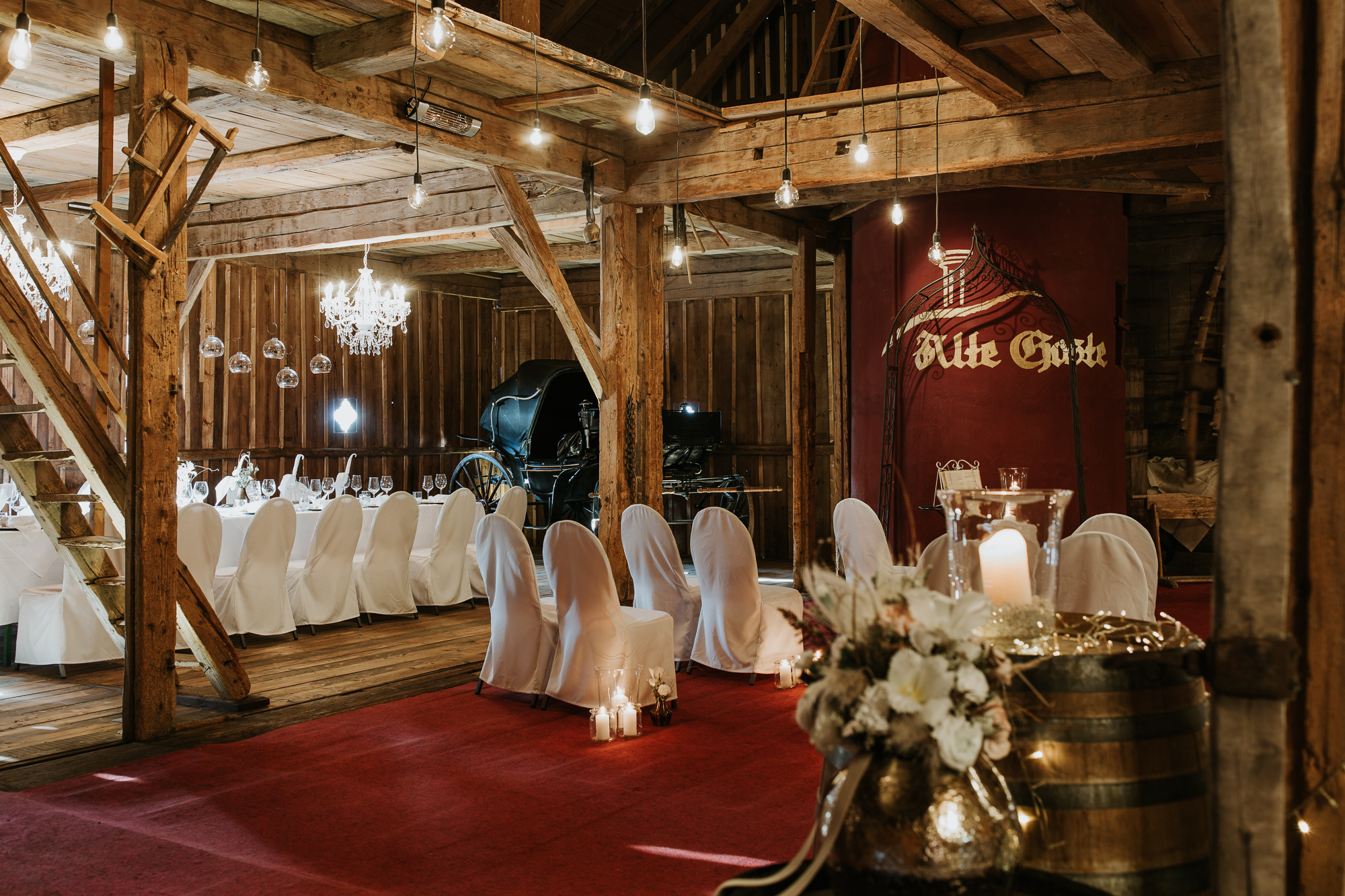 Stadl/Hotel/Restaurant Alte Goste Informazioni sulle sale da ballo Stadl dal 1749 d.C