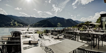 Wedding - Hohe Tauern - Die Seeterrasse SEE LA VIE mit Blick auf Zell am See. - Seehotel Bellevue****s