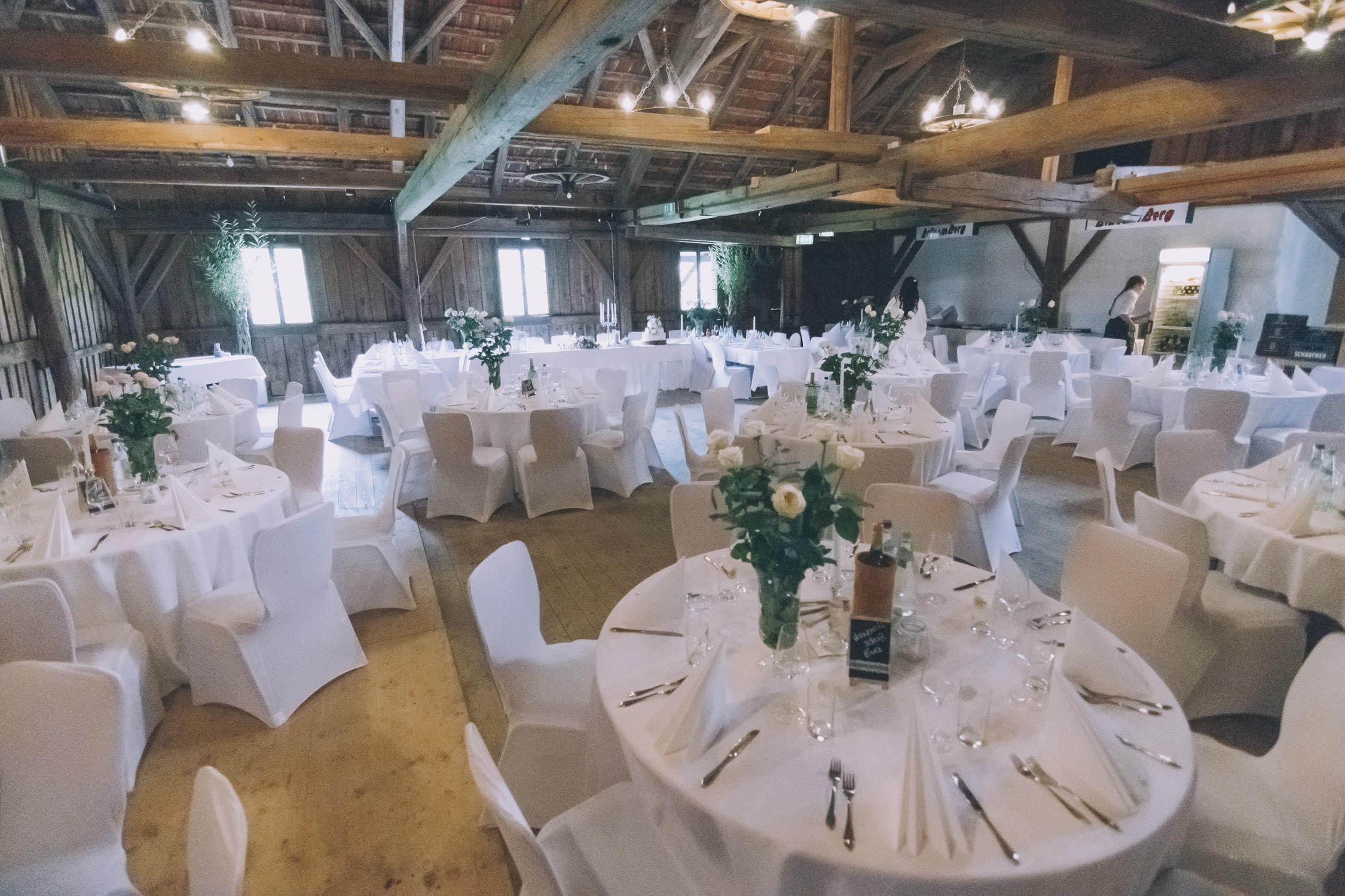 Hochzeit: Der Stadl des Schloss Stauff. - Schloss Stauff