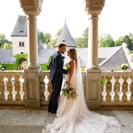Hochzeit: Brautpaar Schloss Ottenstein - Schloss Ottenstein