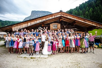 Hochzeit: Bis zu 140 Personen...auch kleine Gesellschaften! - Berghotel Gerlosstein