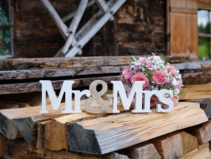 Hochzeit - Bezirk Schwaz - Fotopoint direkt am Hotel - Berghotel Gerlosstein