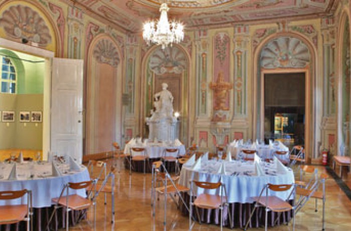Wedding - Krain -     Festlicher Hochzeitsempfang in einem prachtvollen Barocksaal. - Cekinov Castle