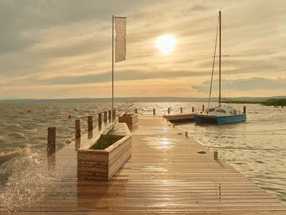 Hochzeit - Pamhagen - Der Bootsanlegesteg des FRITZ am See. - das Fritz am See