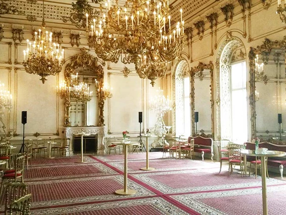 Hochzeit: Der Festsaal des Palais Pallavicini. - Palais Pallavicini