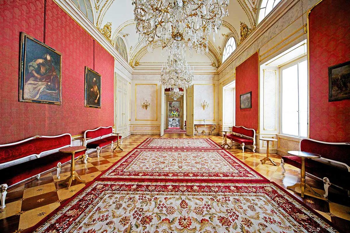 Hochzeit: Der Marmorsaal des Palais Pallavicini. - Palais Pallavicini