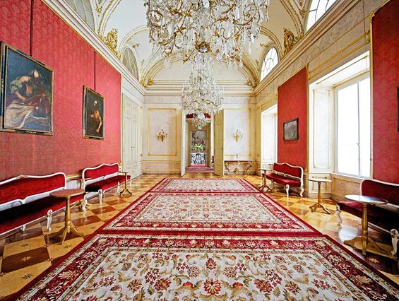 Hochzeit: Der Marmorsaal des Palais Pallavicini. - Palais Pallavicini