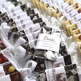 Hochzeit: individuelle, handgeschöpfte Schokoladen - Hochzeitsschloss Gloggnitz