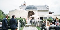 Hochzeit - Hochzeitsessen: mehrgängiges Hochzeitsmenü - Heiraten im Schloss Maria Loretto in Klagenfurt am Wörthersee. - Schloss Maria Loretto am Wörthersee