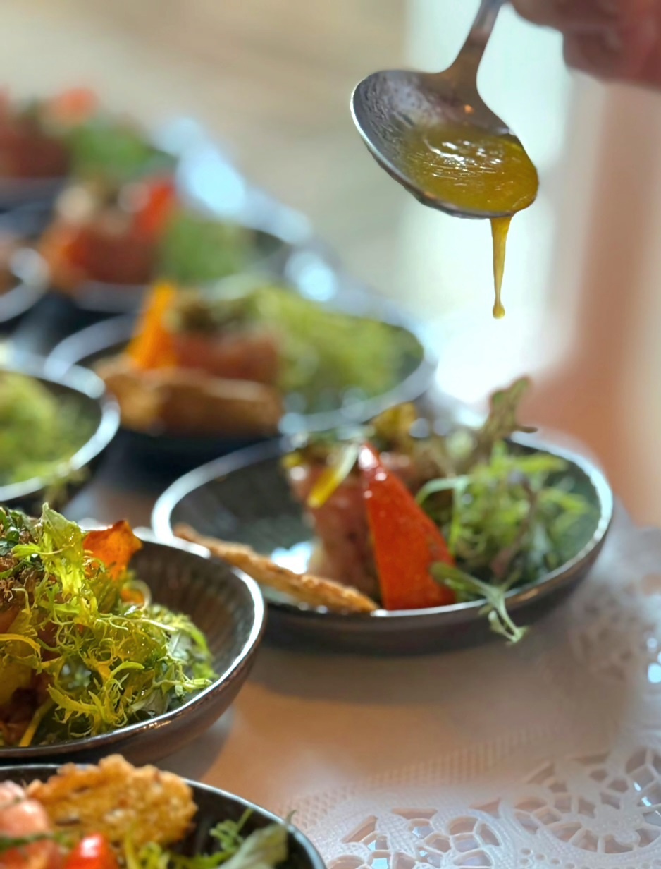Hochzeitslocation: Tartare vom Kärnten Rosekalb mit Limettenvinaigrette. - Schloss Maria Loretto am Wörthersee