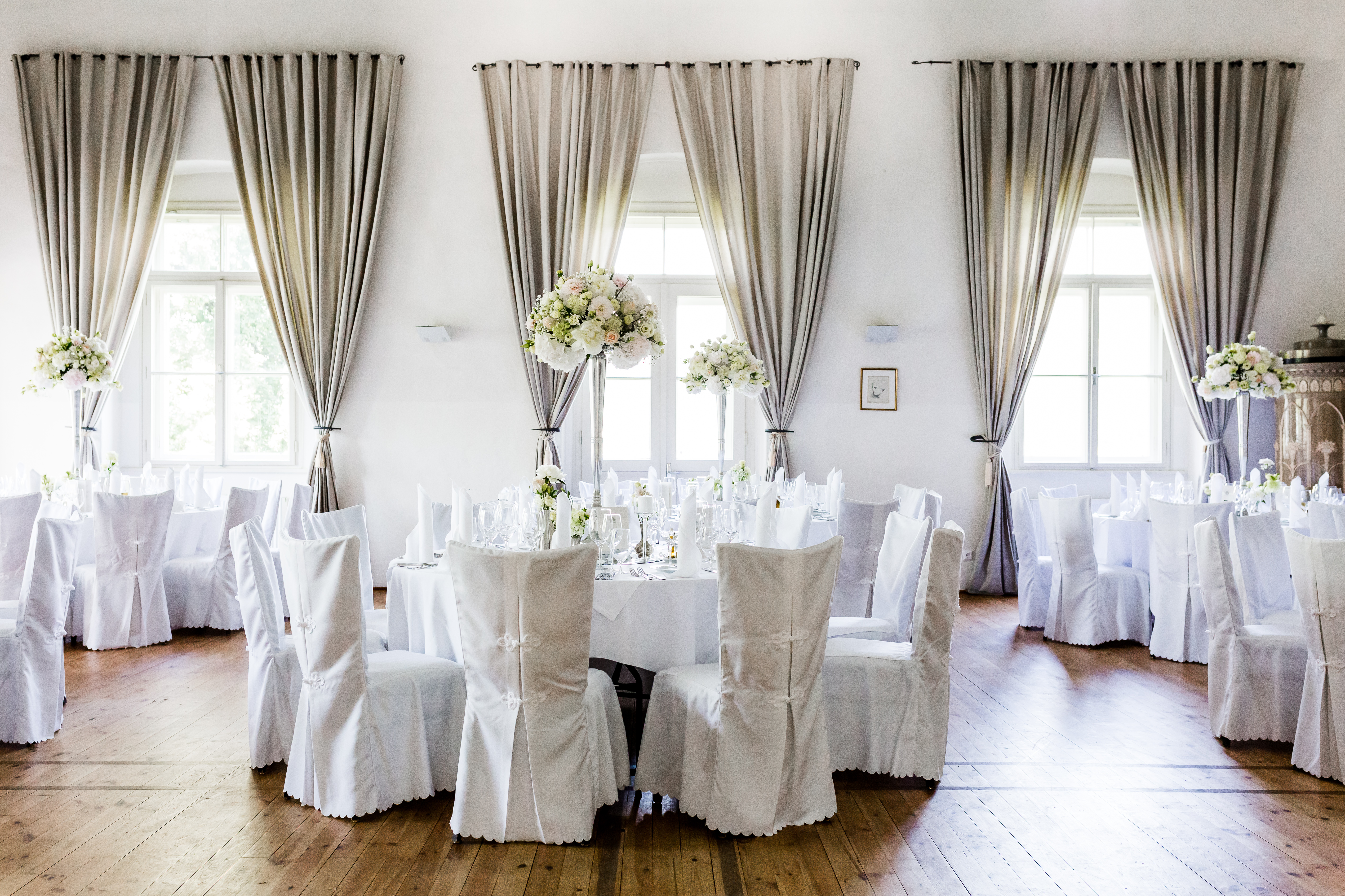 Schloss Maria Loretto am Wörthersee Informazioni sulle sale da ballo Ampia sala per la cena