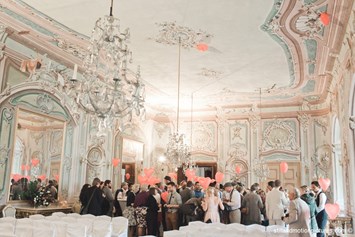 Hochzeit: Heiraten im Schloss Český Krumlov in der Slowakei. Das Schloss bietet eine Vielzahl unterschiedlicher Räume für die perfekte Hochzeit.
Foto © stillandmotionpictures.com - Schloss Krumlov