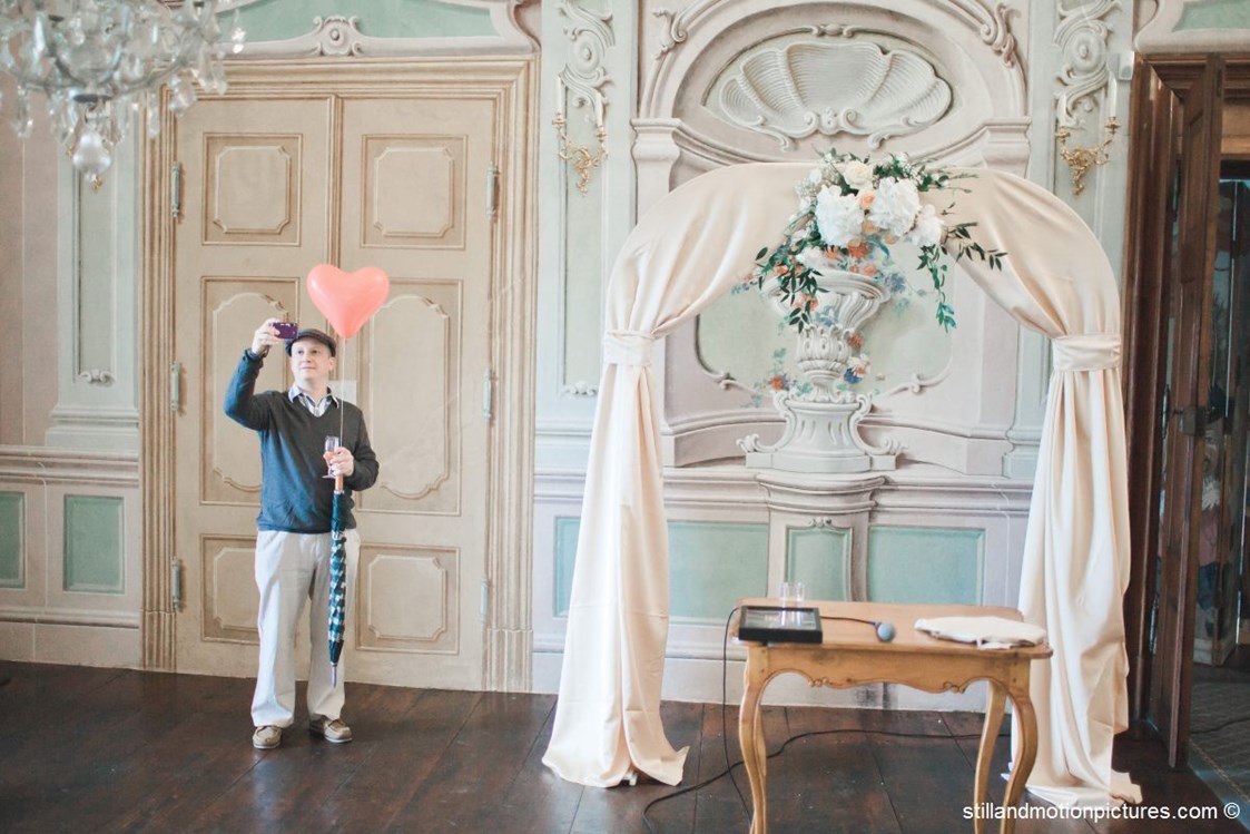 Hochzeit: Heiraten im Schloss Český Krumlov in der Slowakei. Das Schloss bietet eine Vielzahl unterschiedlicher Räume für die perfekte Hochzeit.
Foto © stillandmotionpictures.com - Schloss Krumlov