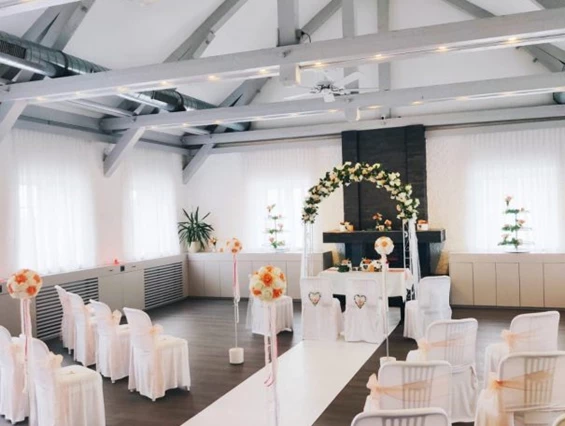 Hochzeitslocation: Trauung indoor - alles ist möglich. - Matrimonium Kollnbrunn